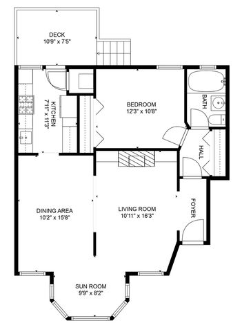 a picture of a book shelf