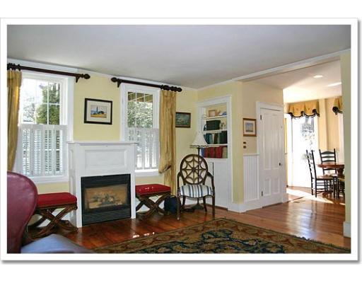 13 Short Street Cohasset, MA 02025 - Photo 7 of 20 a living room with furniture and a fireplace