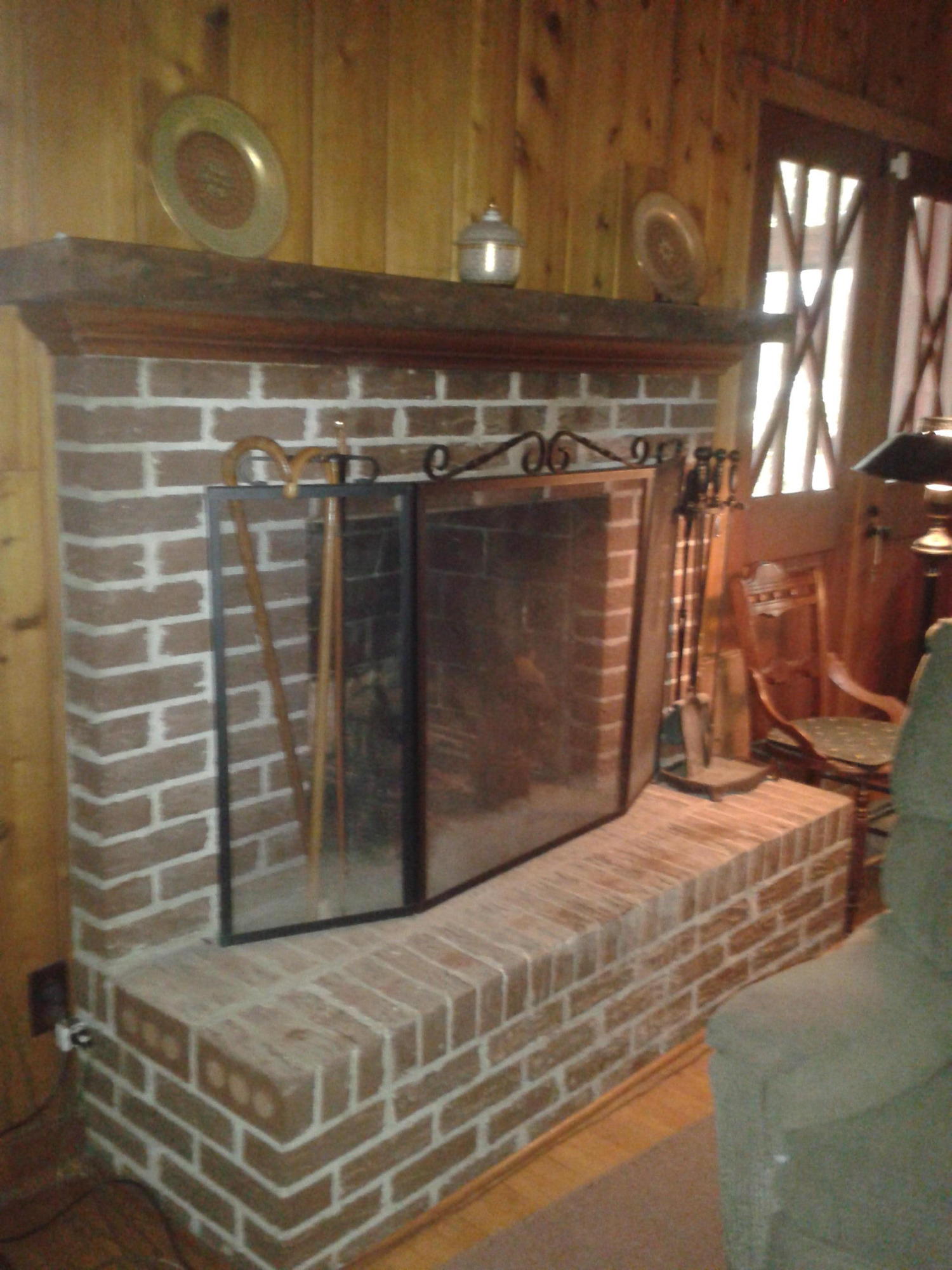 3108 Bohicket Road Johns Island, SC 29455 - Photo 13 of 13 Brick wood burning fireplace