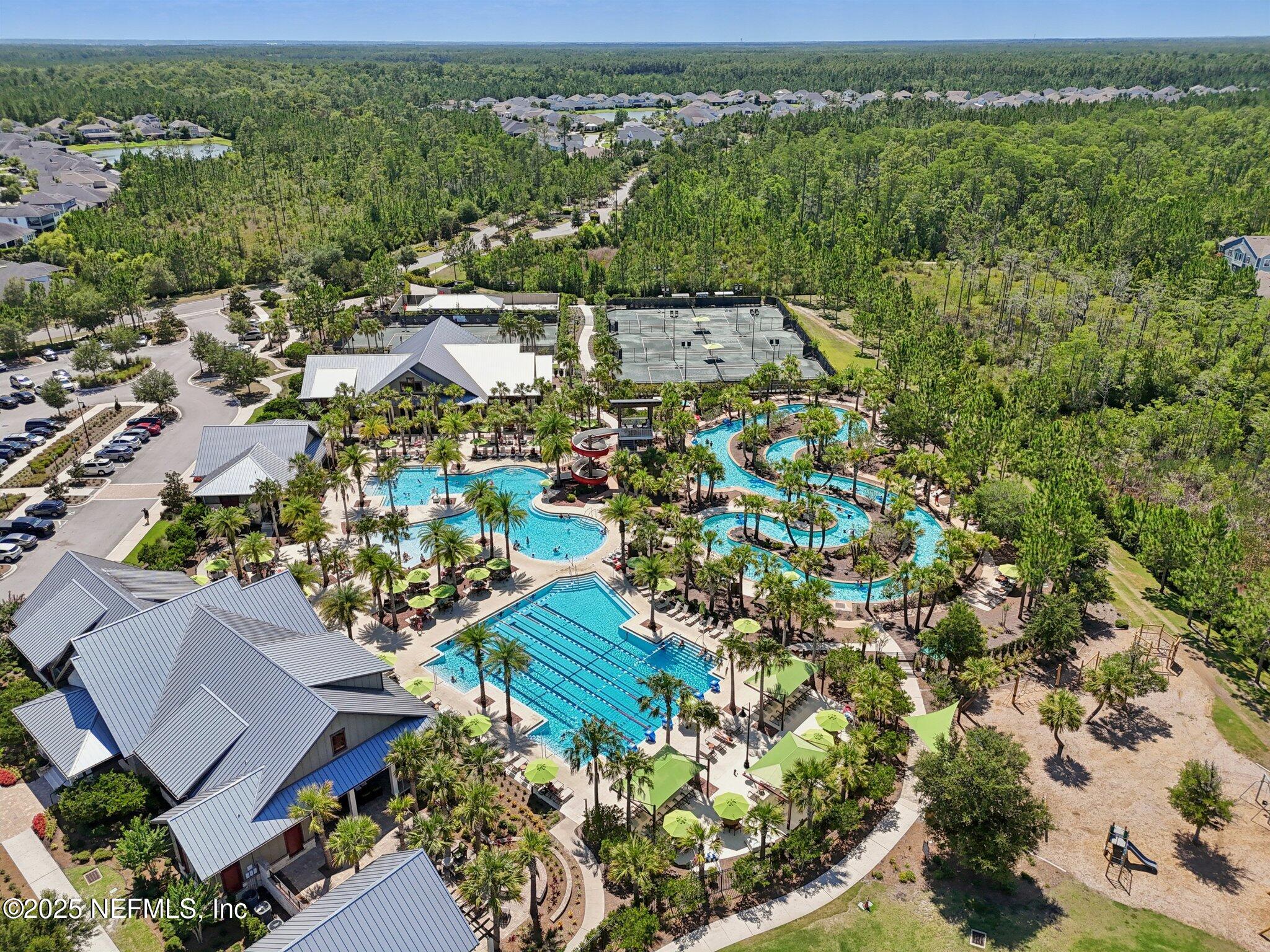 48 Gilchrist Way St. Augustine, FL 32092 - Photo 48 of 50 an aerial view of residential houses with outdoor space and trees