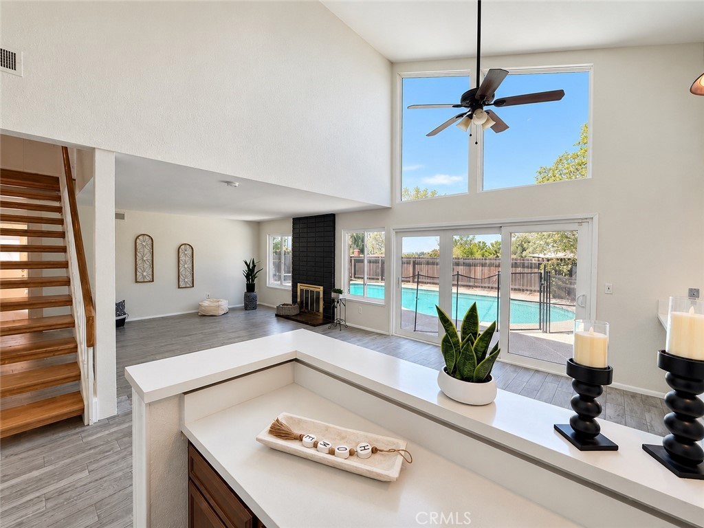 6257 Danbrook Drive Riverside, CA 92506 - Photo 19 of 43 Bar or Coffee Area Overlooking Kitchen Nook and Family Room