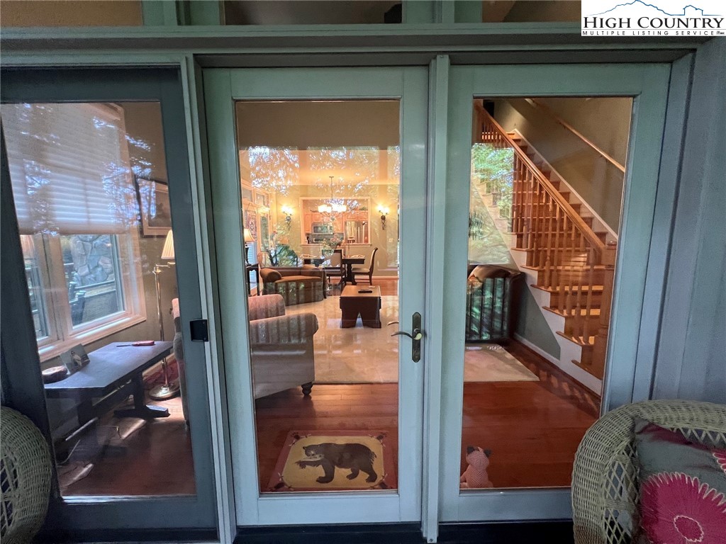 135 Caleb Drive, Unit 4 Blowing Rock, NC 28605 - Photo 16 of 19 a view of living room and patio