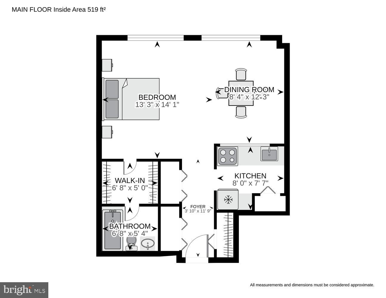 1900 Lyttonsville Road, Unit 403 Silver Spring, MD 20910 - Photo 18 of 18 Floorplan