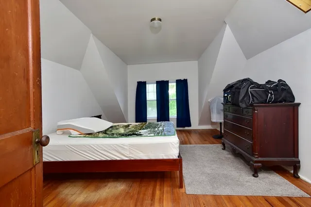 a picture of a bench in front of a door