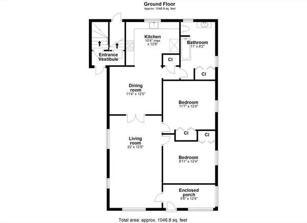 a picture of a floor plan