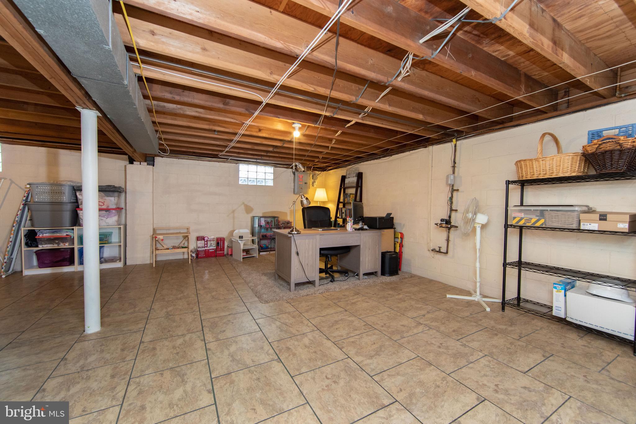 333 Ridge Avenue Glendora, NJ 08029 - Photo 34 of 47 Unfinished Basement Office Area