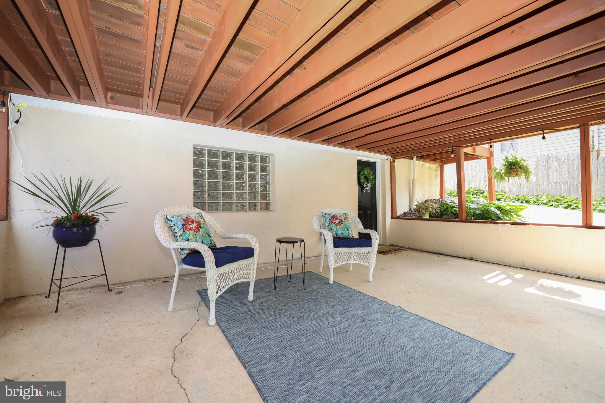 333 Ridge Avenue Glendora, NJ 08029 - Photo 40 of 47 Covered Patio Overlooking Backyard