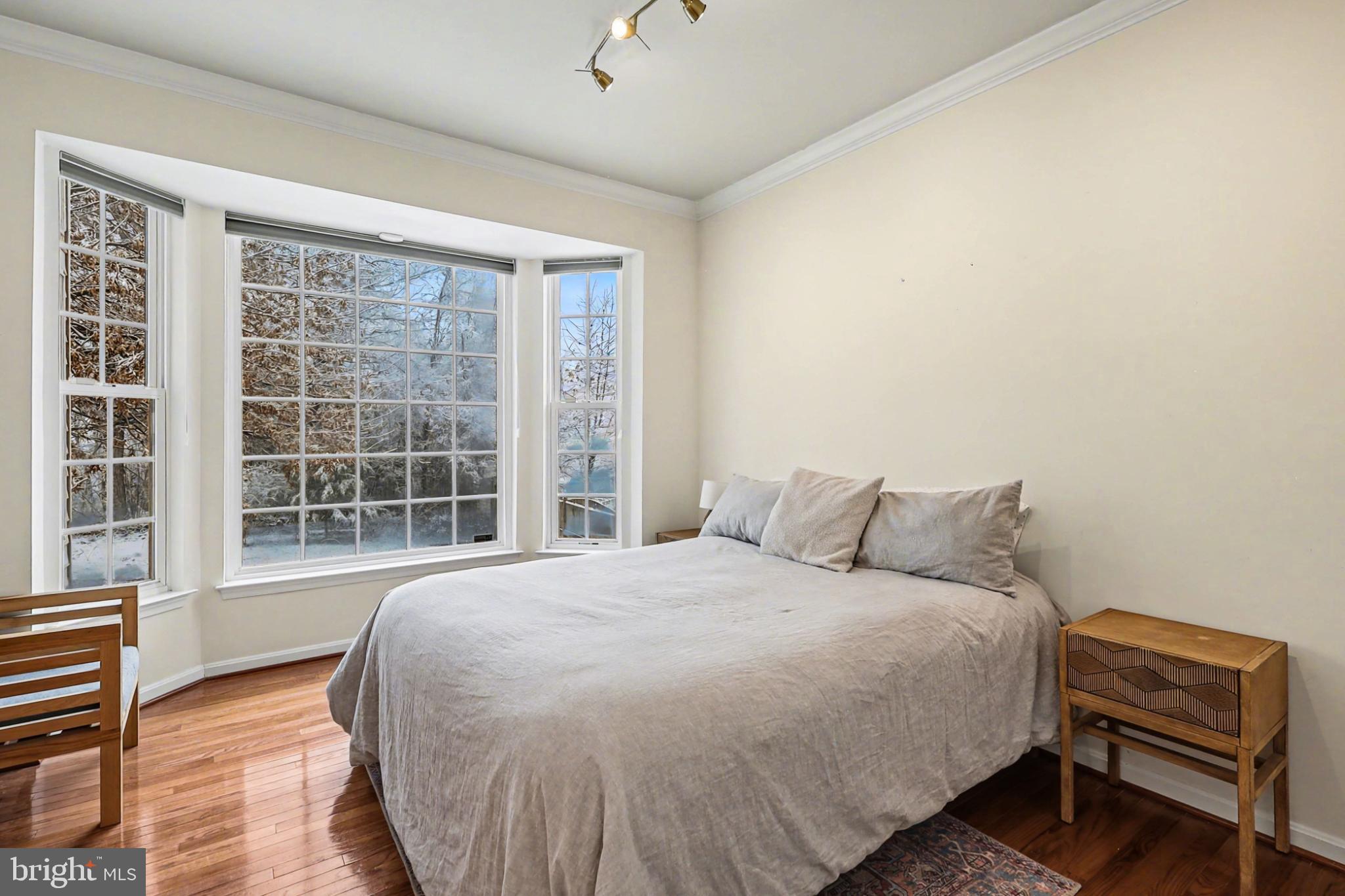 19201 Buna Street Triangle, VA 22172 - Photo 26 of 69 Bright and airy bedroom with bay window charm.