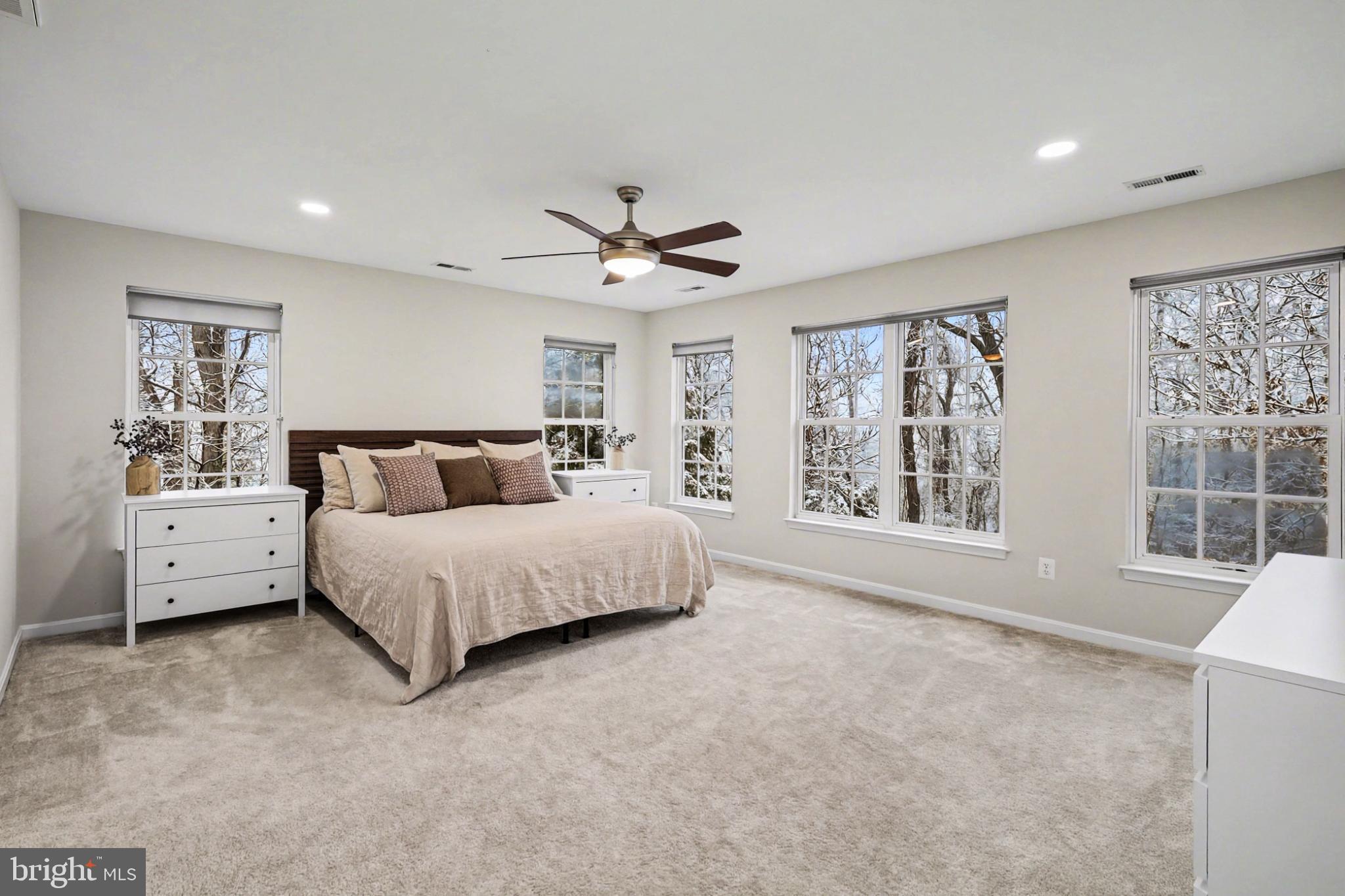 19201 Buna Street Triangle, VA 22172 - Photo 35 of 69 Serene bedroom with nature views.