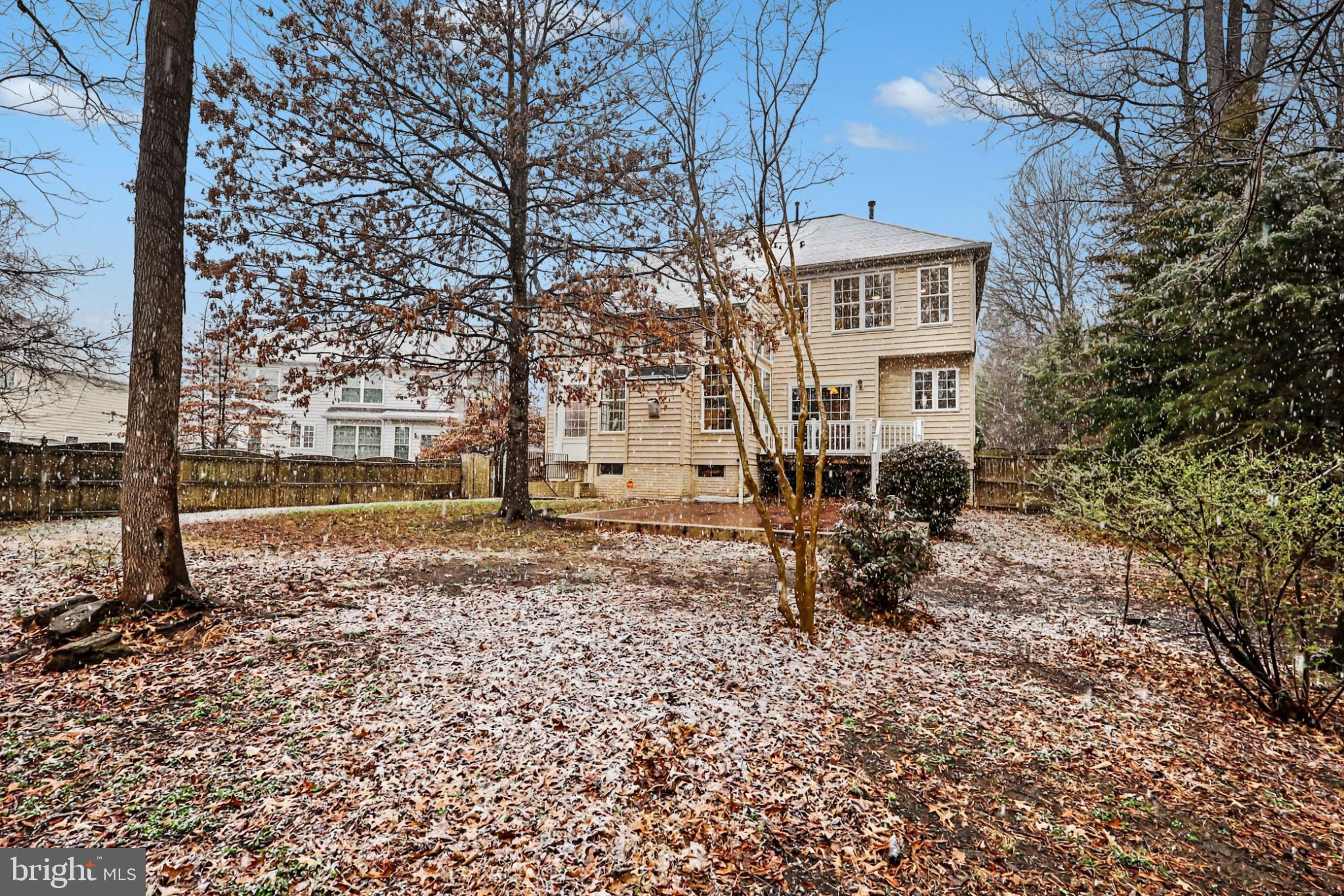 19201 Buna Street Triangle, VA 22172 - Photo 64 of 69 Charming backyard with winter's touch.