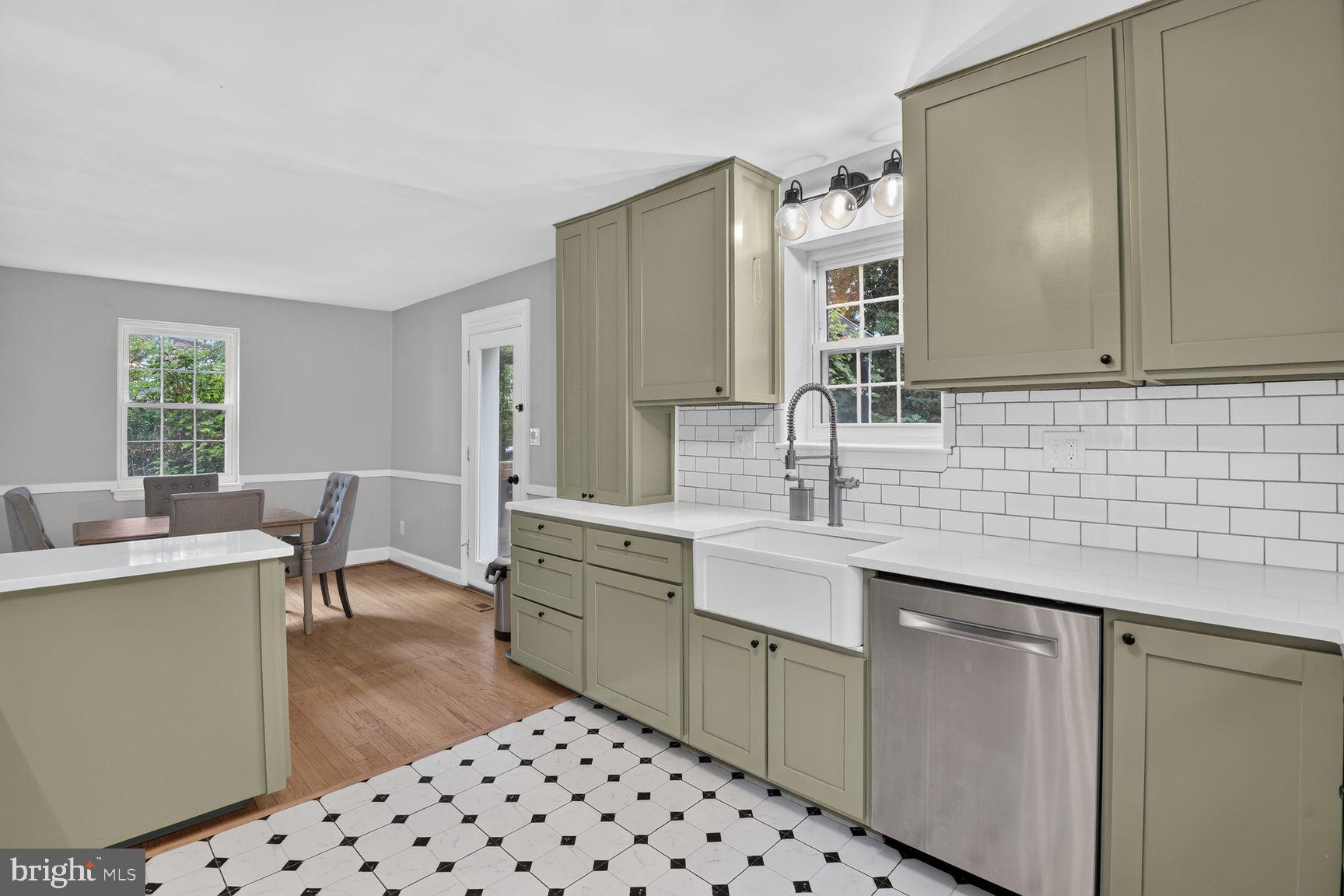 2611 Arvin Street Silver Spring, MD 20902 - Photo 16 of 42 Updated Chef's Kitchen looking into Dining Room