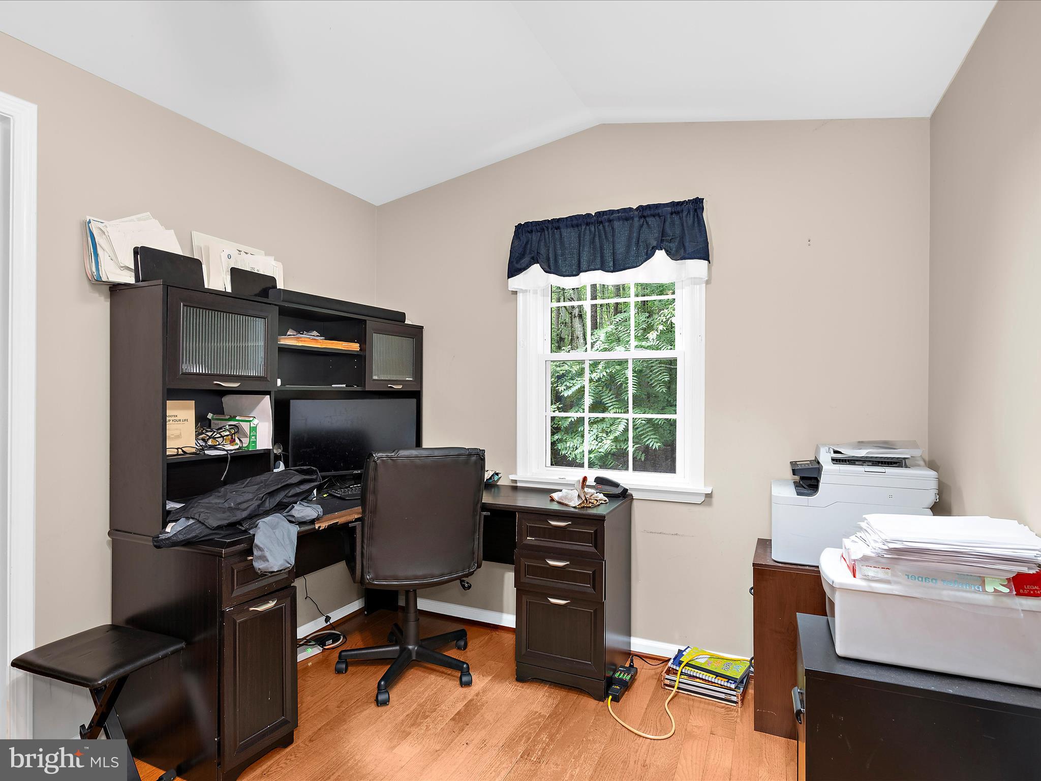 249 Double Oak Road Prince Frederick, MD 20678 - Photo 11 of 30 a view of a workspace with furniture and a window