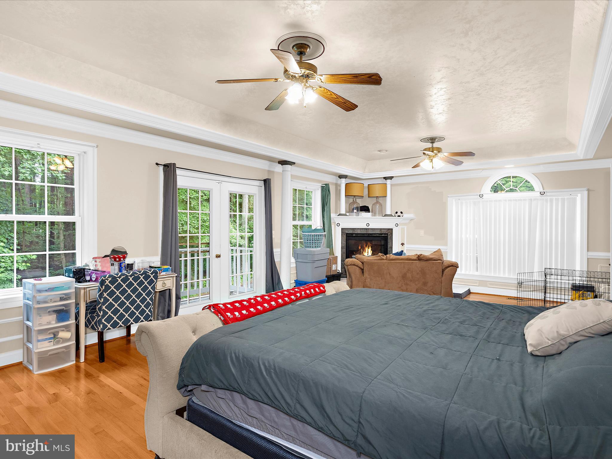 249 Double Oak Road Prince Frederick, MD 20678 - Photo 18 of 30 a bed room with a bed and a chair