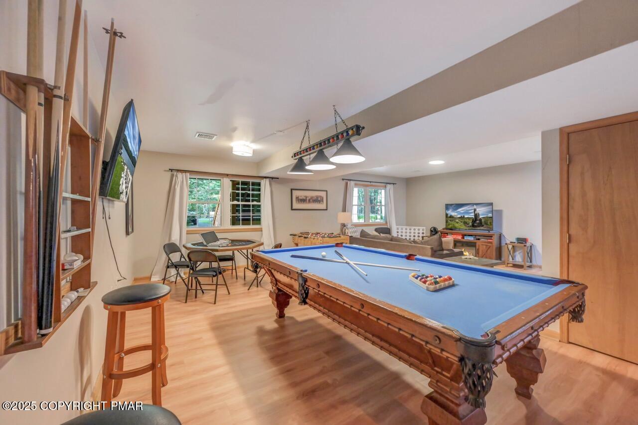 238 King Arthur Road Pocono Lake, PA 18347 - Photo 62 of 95 a room with furniture pool table and flat screen tv