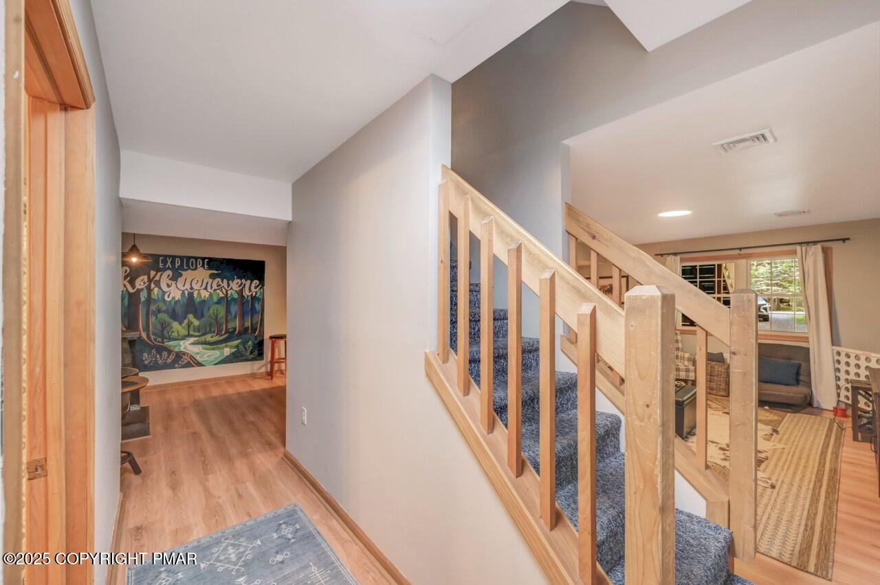 238 King Arthur Road Pocono Lake, PA 18347 - Photo 73 of 95 a view of an entryway with wooden floor and door