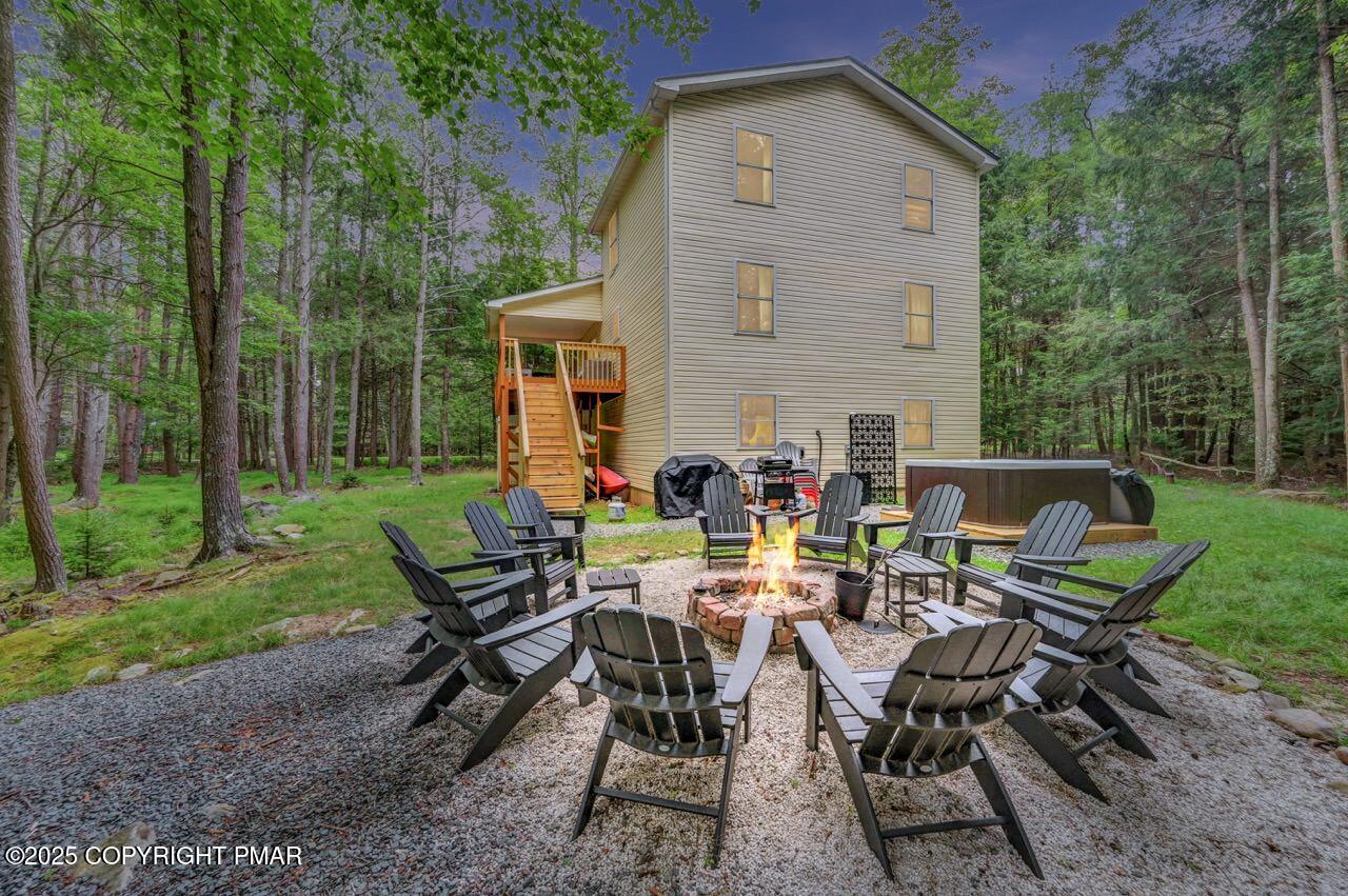 238 King Arthur Road Pocono Lake, PA 18347 - Photo 10 of 95 238 King Arthur Rd 02 Dusk Large