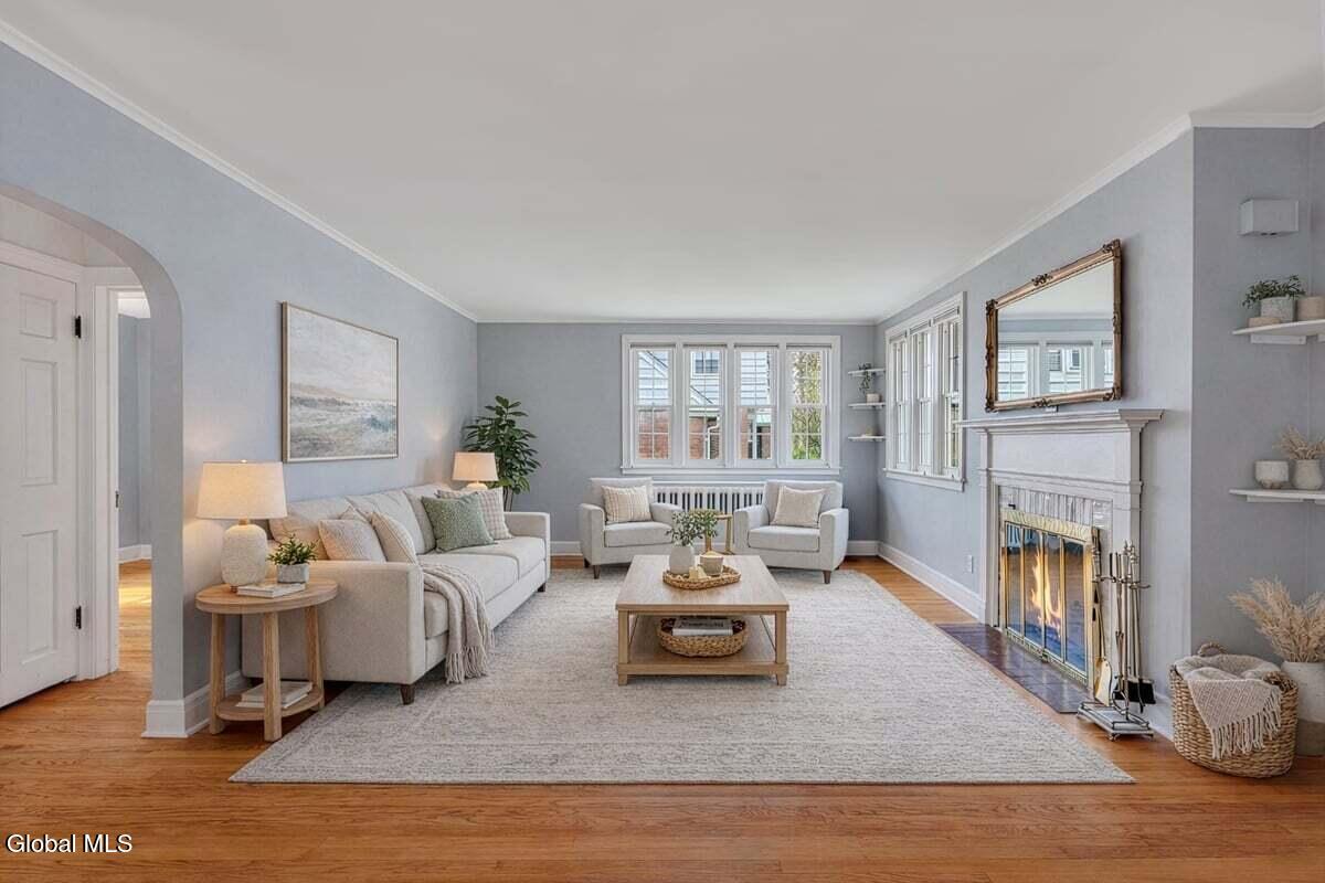 7 Tudor Road Albany, NY 12203 - Photo 13 of 52 Living Room Staged