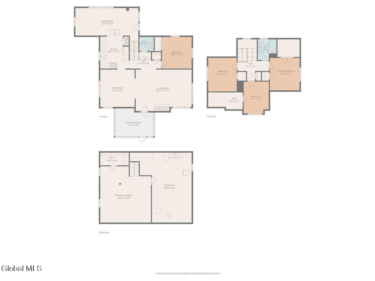 7 Tudor Road Albany, NY 12203 - Photo 52 of 52 all_floors_7_tudor_road_albany_with_dim