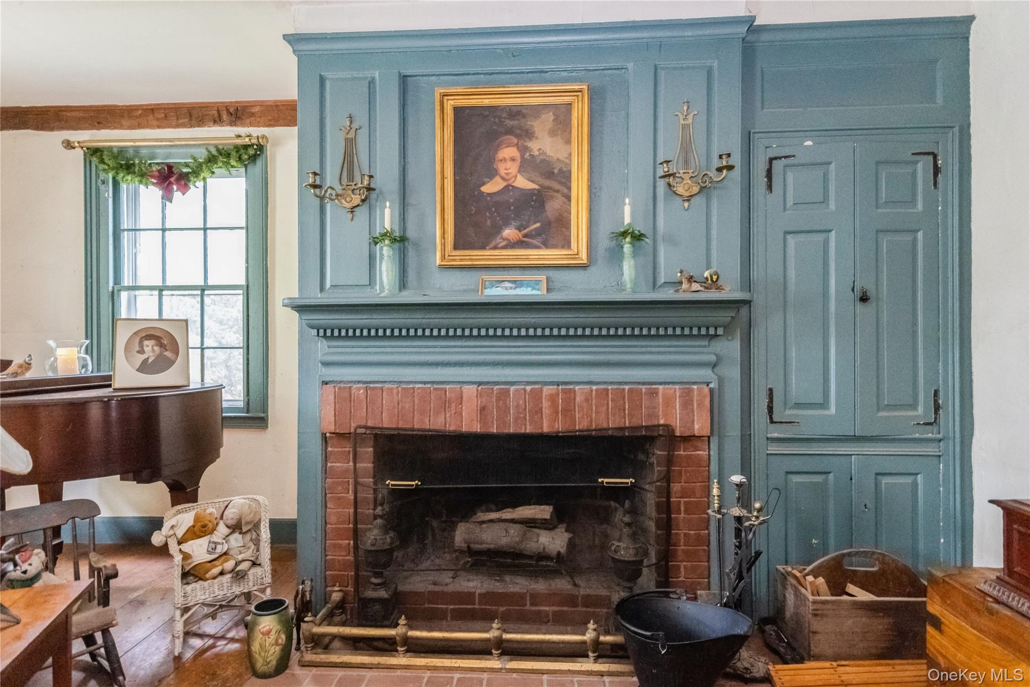 93 Widmer Road Wappingers Falls, NY 12590 - Photo 18 of 45 Detailed view of a working fireplace. Original mantle and cabinets