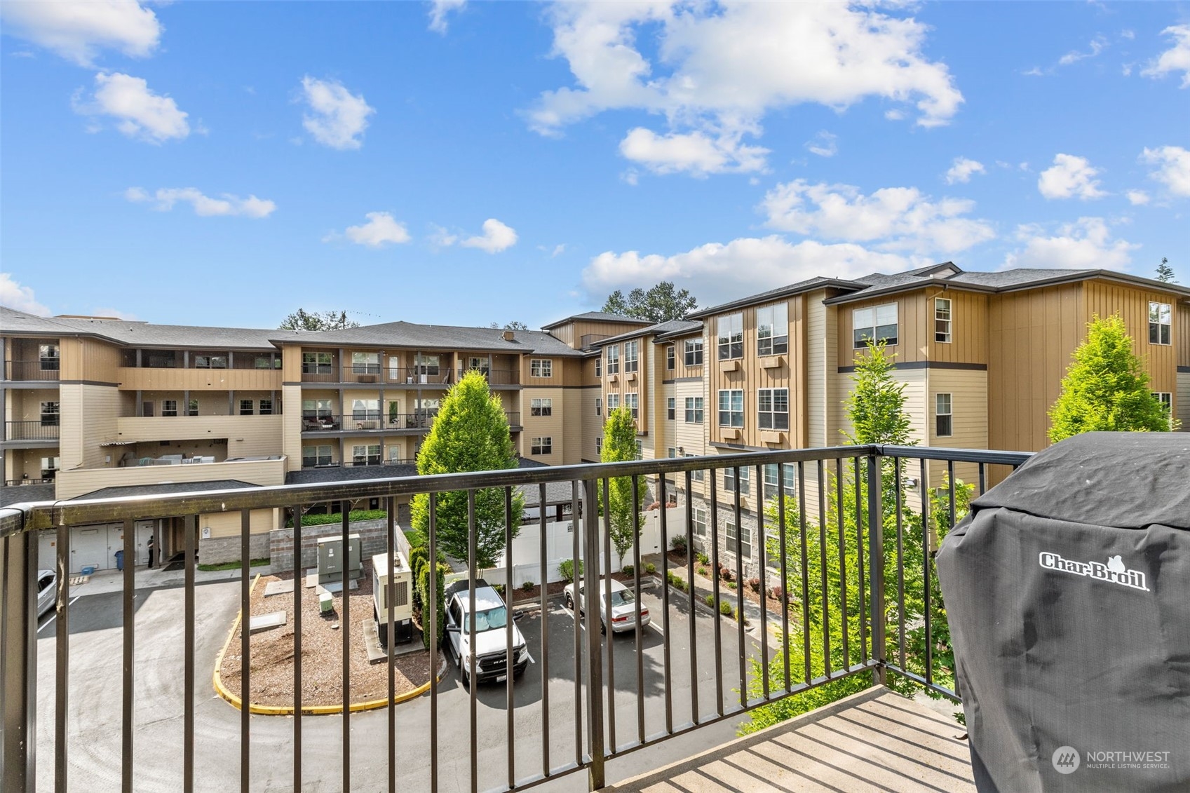 2115 201st Place Southeast, Unit D1 Bothell, WA 98012 - Photo 18 of 33 a view of a balcony with an ocean view