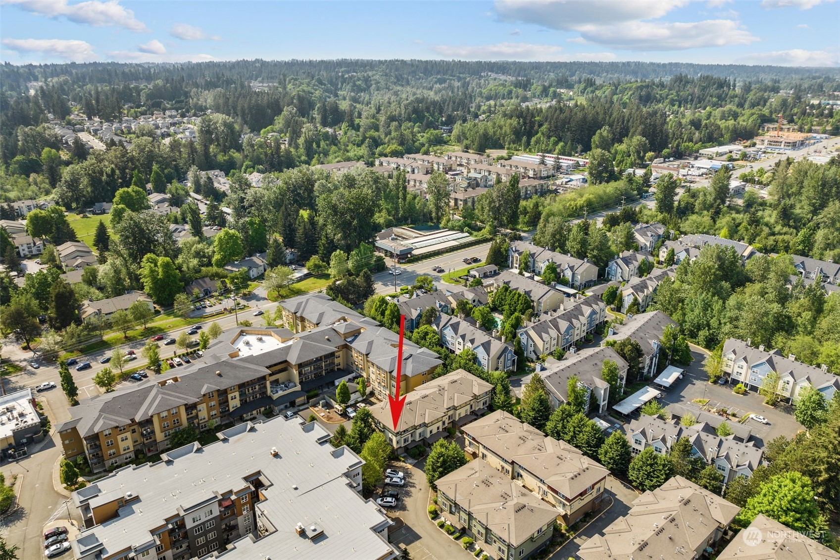 2115 201st Place Southeast, Unit D1 Bothell, WA 98012 - Photo 2 of 33 an aerial view of multiple house