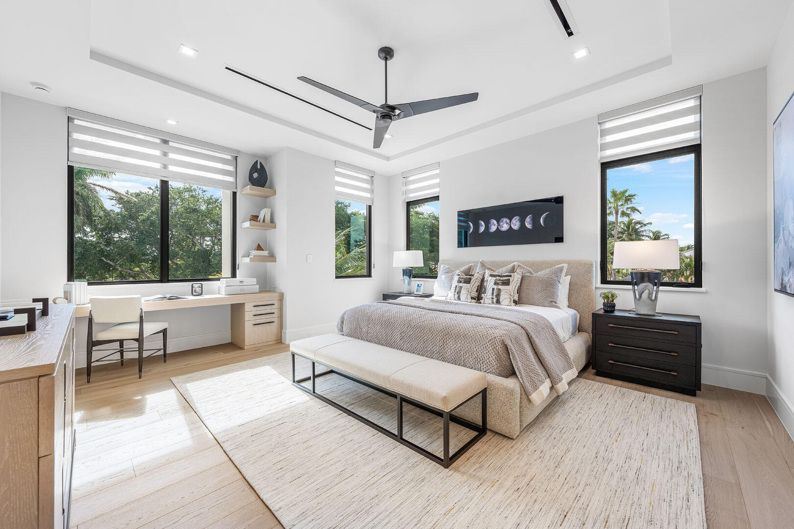 481 Thatch Palm Drive Boca Raton, FL 33432 - Photo 73 of 98 a spacious bedroom with a large bed and a window