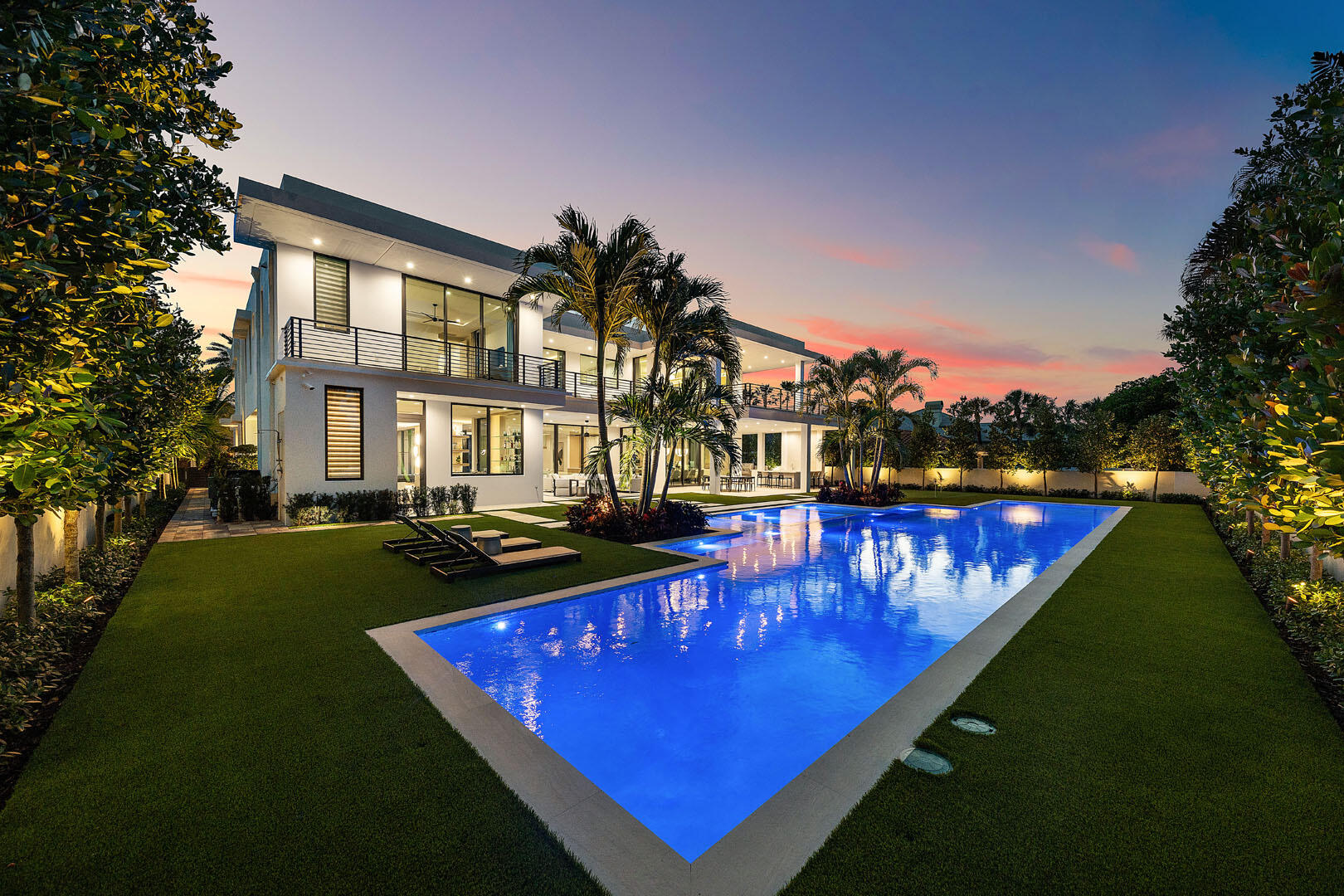 481 Thatch Palm Drive Boca Raton, FL 33432 - Photo 88 of 98 481_Thatch_Palm_Drive_Dusk_09