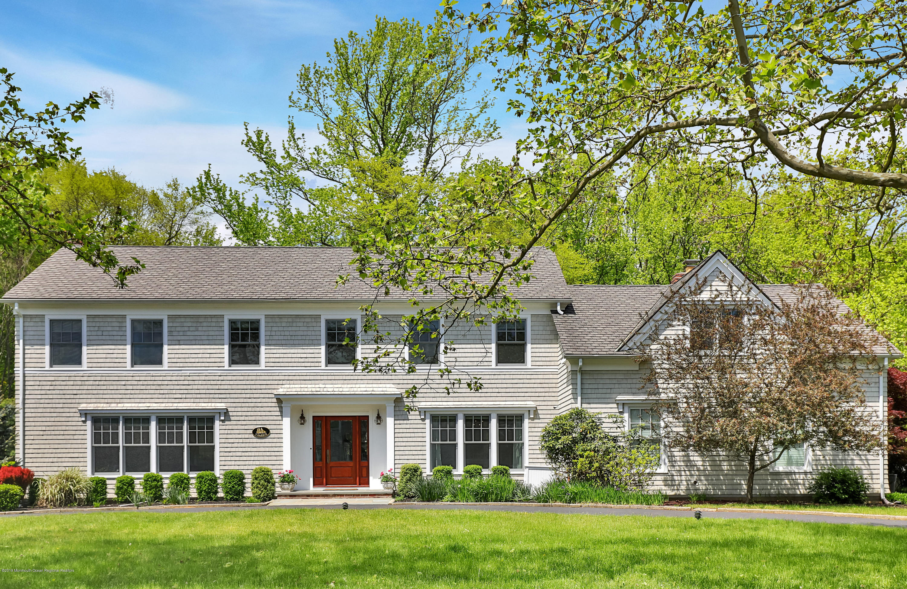 3 Harbor Drive Rumson, NJ 07760 - Photo 27 of 29 front view of a house with a yard