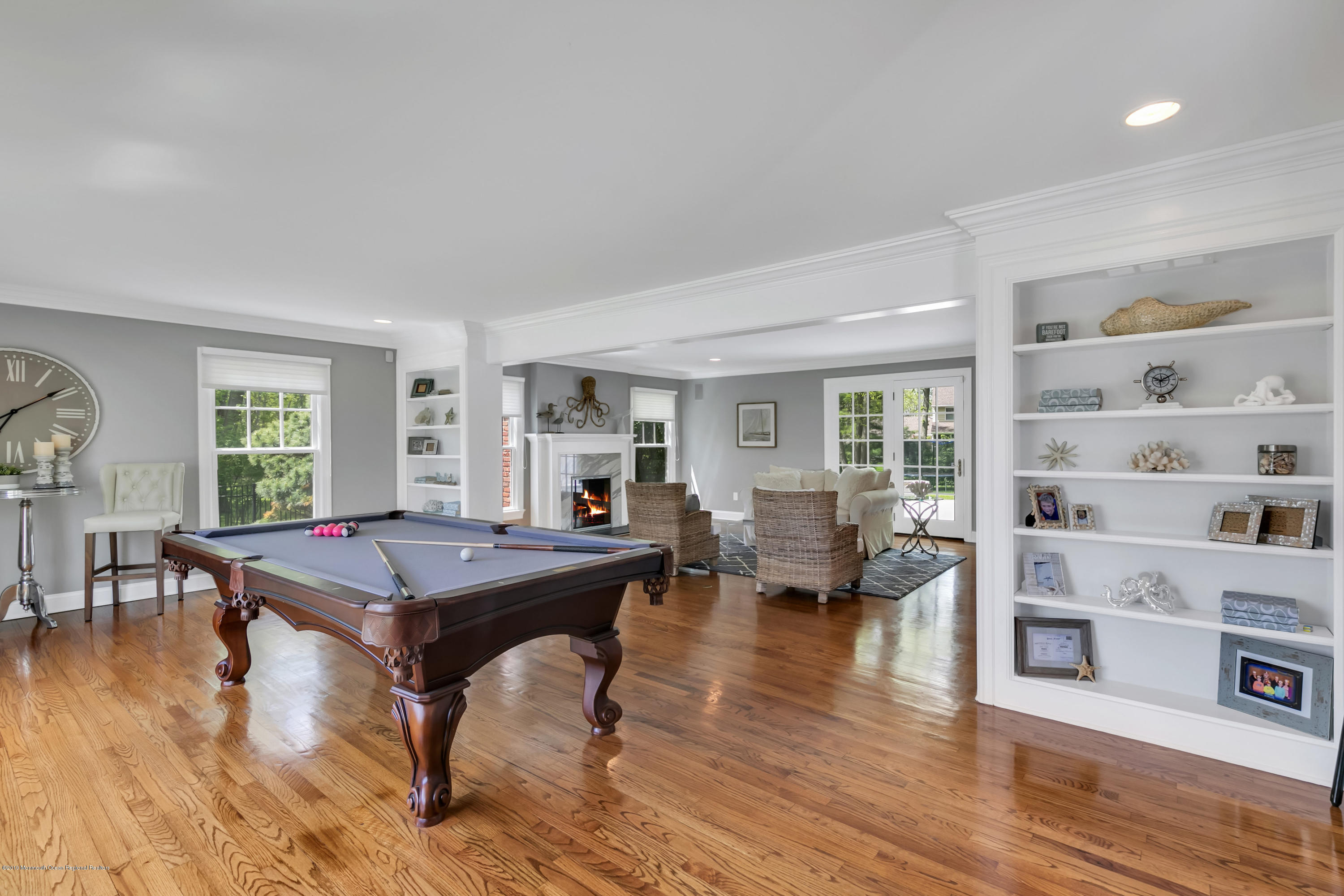 3 Harbor Drive Rumson, NJ 07760 - Photo 5 of 29 a room with furniture pool table and windows