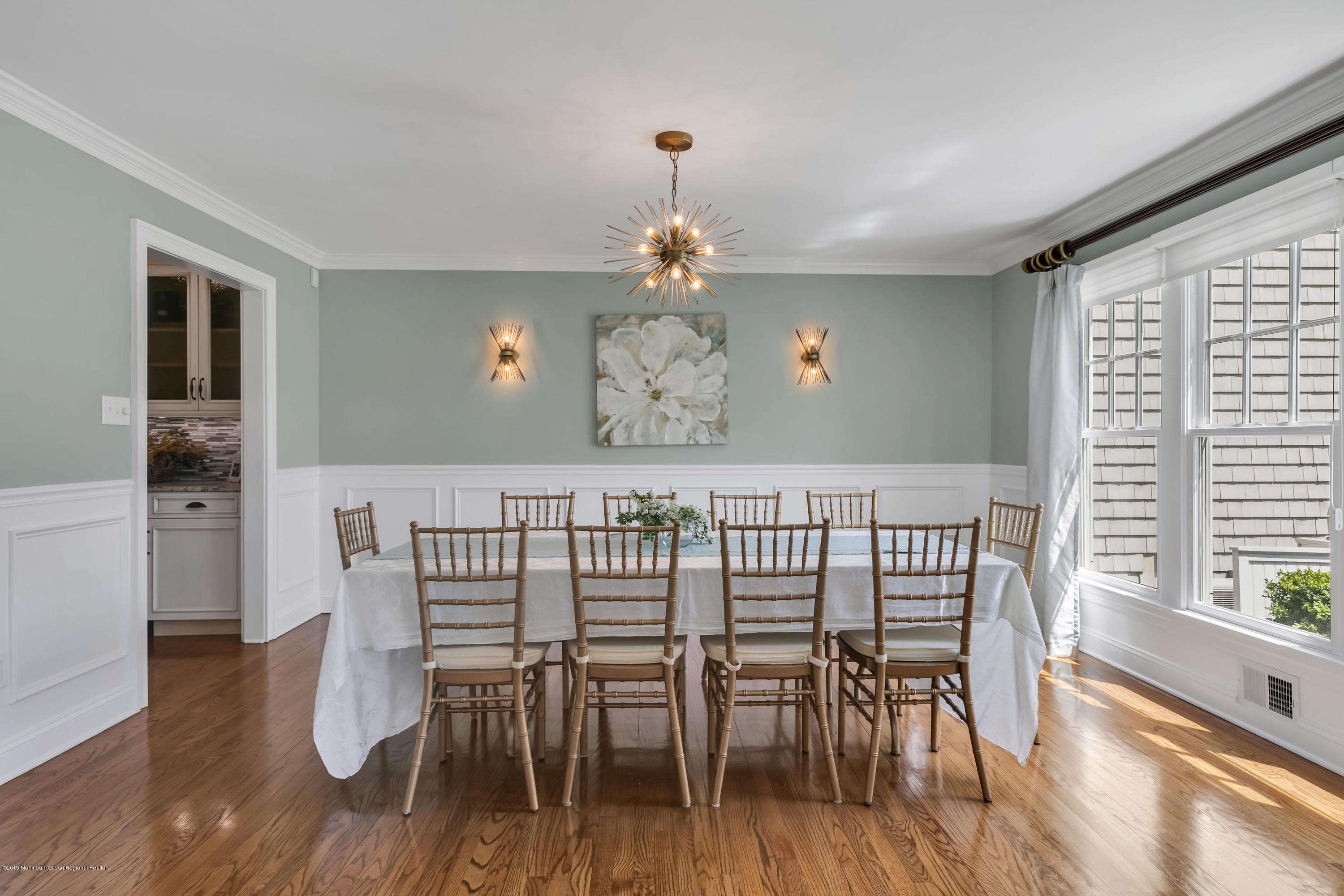 3 Harbor Drive Rumson, NJ 07760 - Photo 7 of 29 a view of a dining room with furniture window and wooden floor