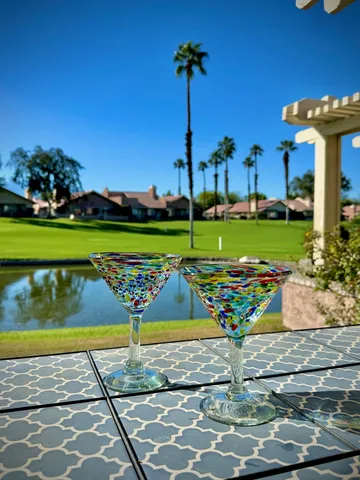 a view of a volley ball court
