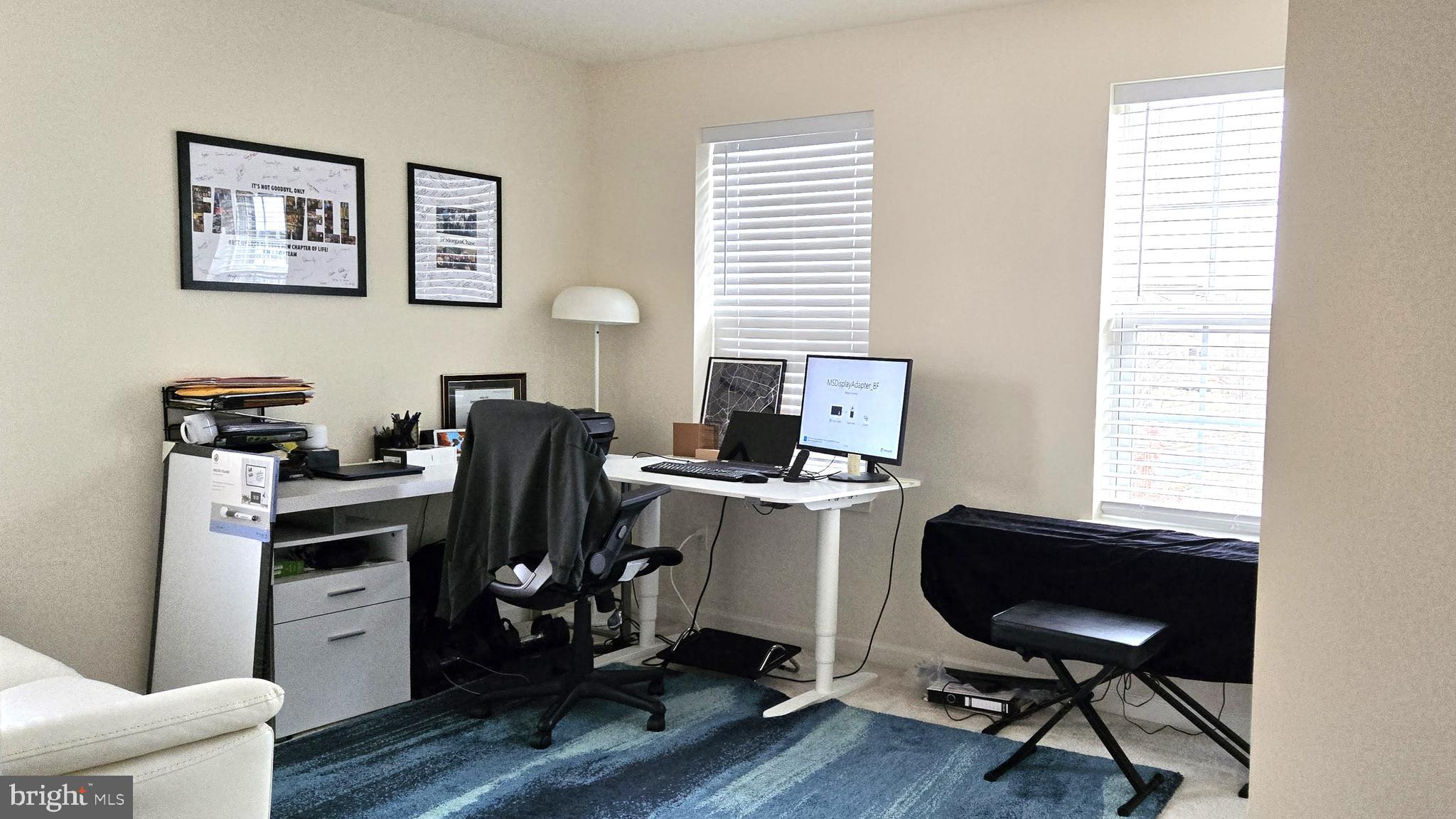 602 Rigel Way Bear, DE 19701 - Photo 20 of 28 a view of a workspace with furniture and a window