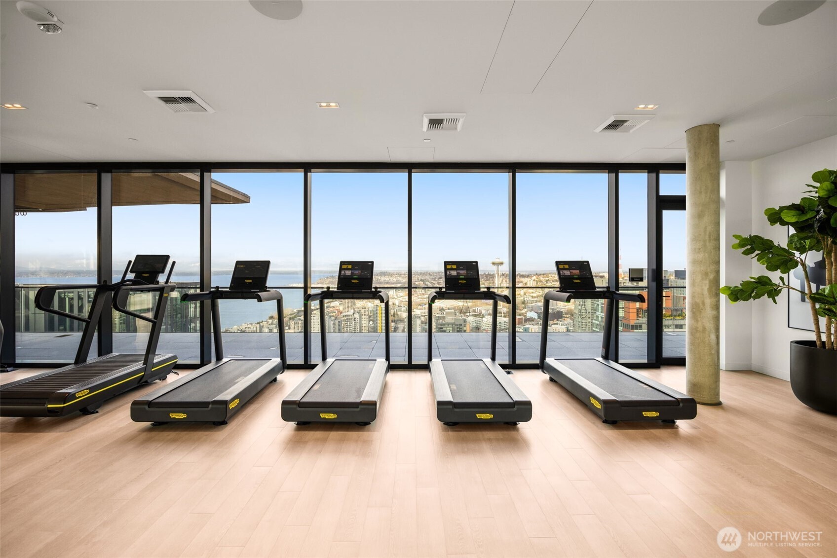 300 Virginia Street, Unit 3607 Seattle, WA 98101 - Photo 27 of 37 a view of a room with gym equipment