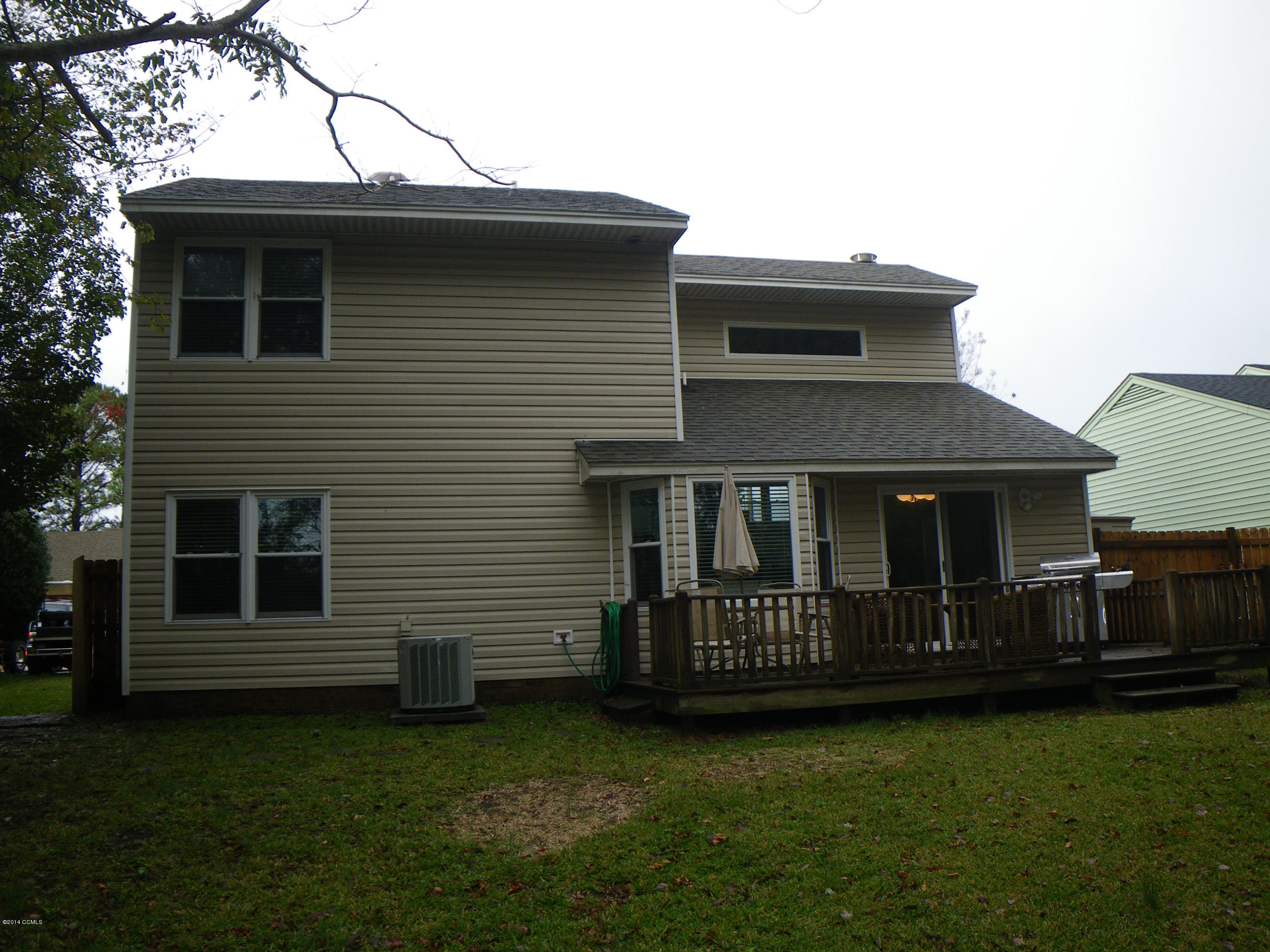 3013 Old Gate Road Morehead City, NC 28557 - Photo 15 of 16 back side of house