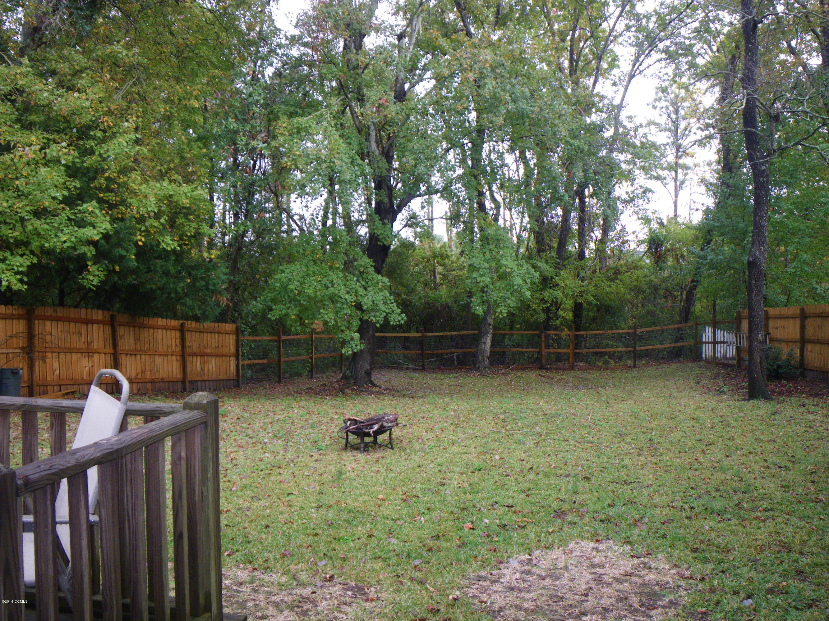 3013 Old Gate Road Morehead City, NC 28557 - Photo 16 of 16 fenced back yard