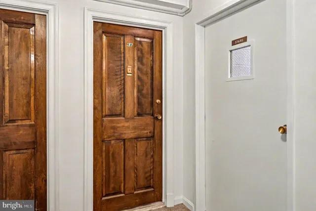 a view of front door