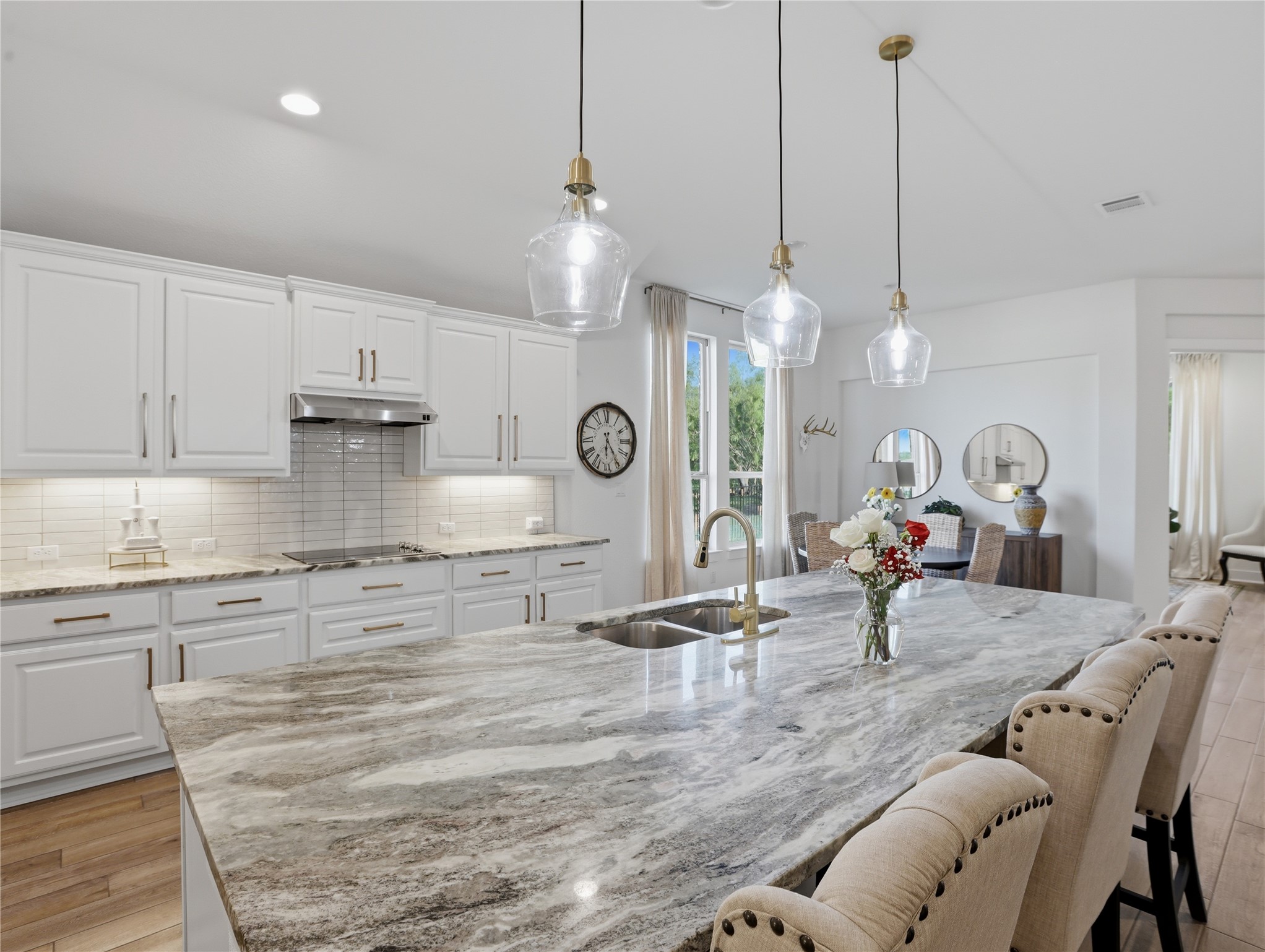 316 Raptor Beak Way Cedar Creek, TX 78612 - Photo 4 of 30 a kitchen with counter top space cabinets and appliances