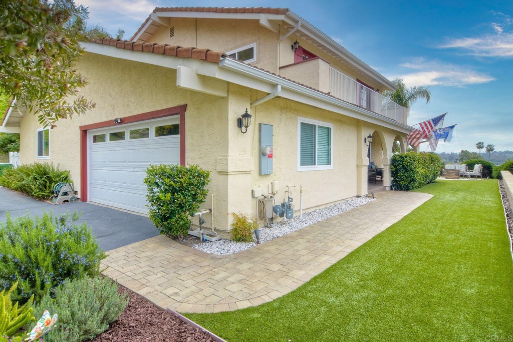 The home sets up off the street- parking for 4 in the driveway!!