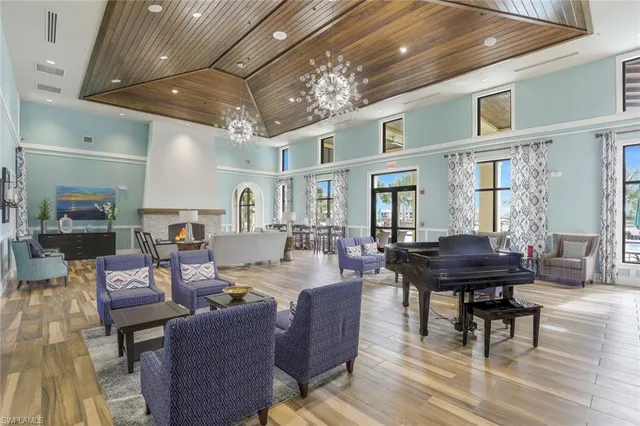 an aerial view of a house with garden space and street view