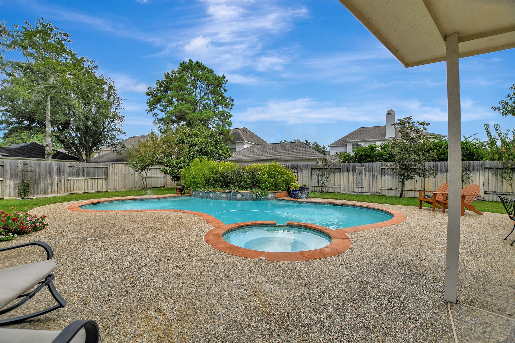 15918 Lake Loop Drive Cypress, TX 77433 - Photo 45 of 50 a view of outdoor space with swimming pool