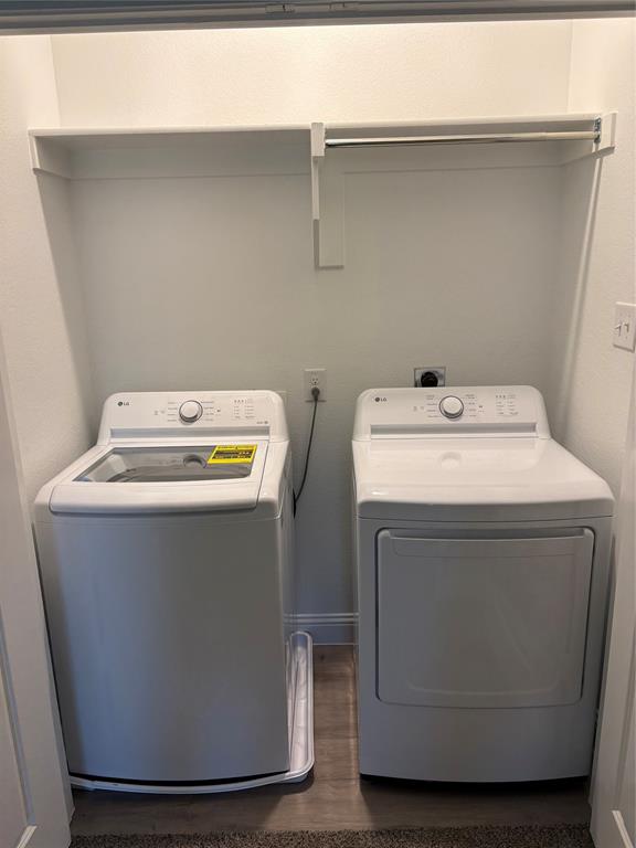 6357 Manson Court Dallas, TX 75227 - Photo 4 of 7 a utility room with dryer and washer