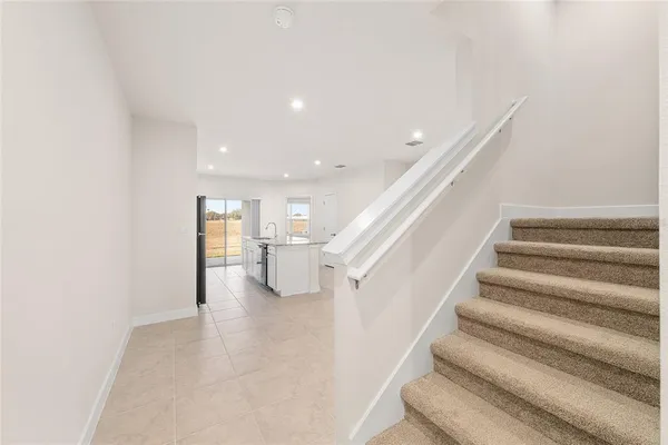 a view of kitchen and window