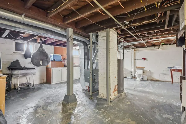 a view of water heater room