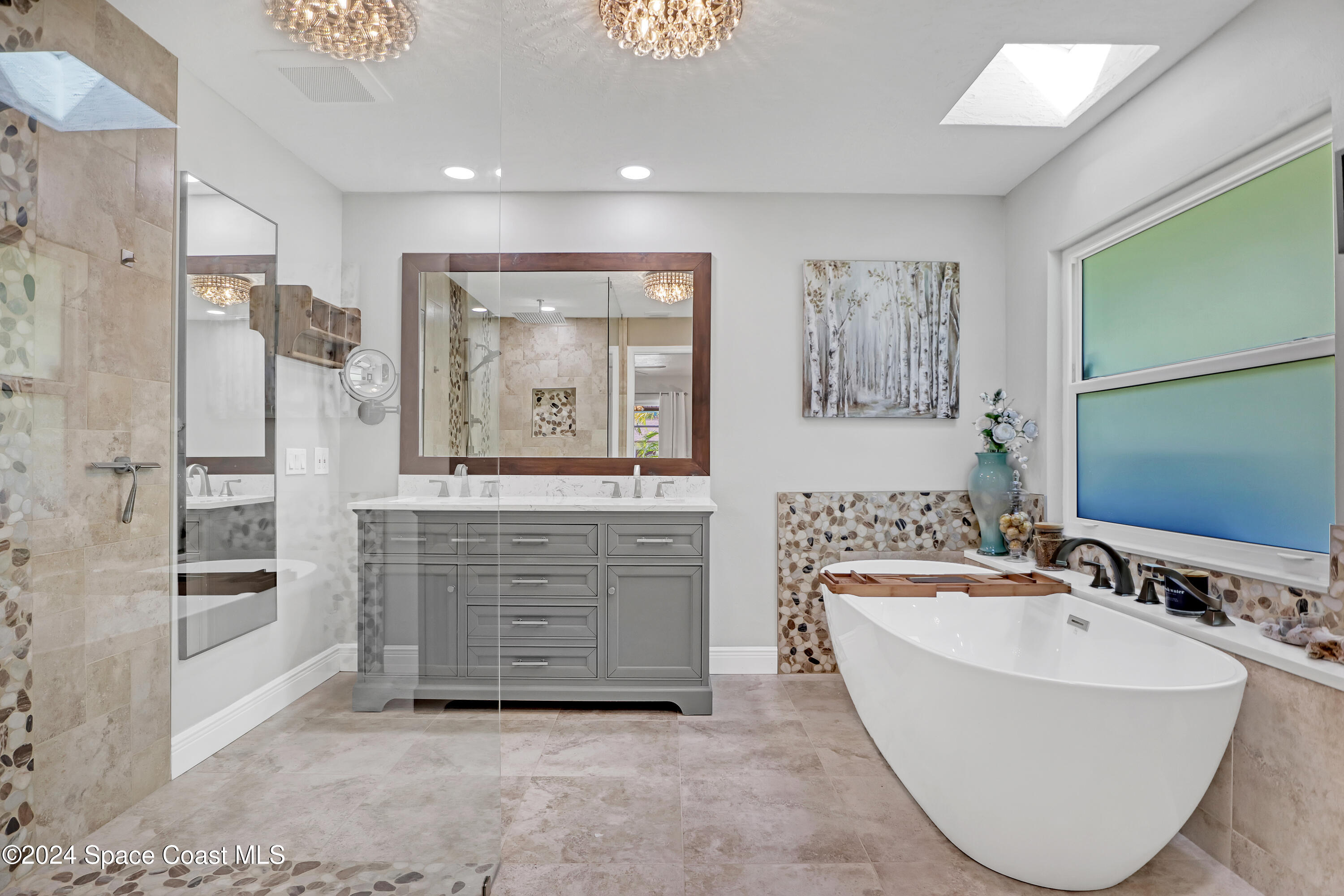 3865 Corey Road Malabar, FL 32950 - Photo 18 of 72 Main House Owner Suite Luxury Bathroom