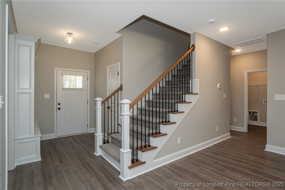 229 August Lane Raeford, NC 28376 - Photo 5 of 39 a view of entryway with wooden floor