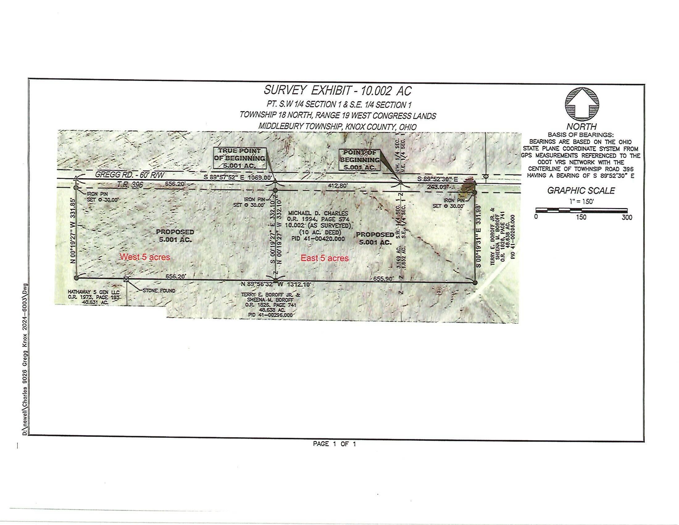 9026 Gregg Road Fredericktown, OH 43019 - Photo 2 of 17 9026 Gregg Rd Aerial with Measurements