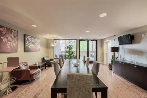 a front view of building