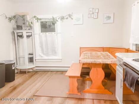 36 Main Street Delaware Water Gap, PA 18327 - Photo 29 of 37 a view of a bedroom with wooden floor and chair