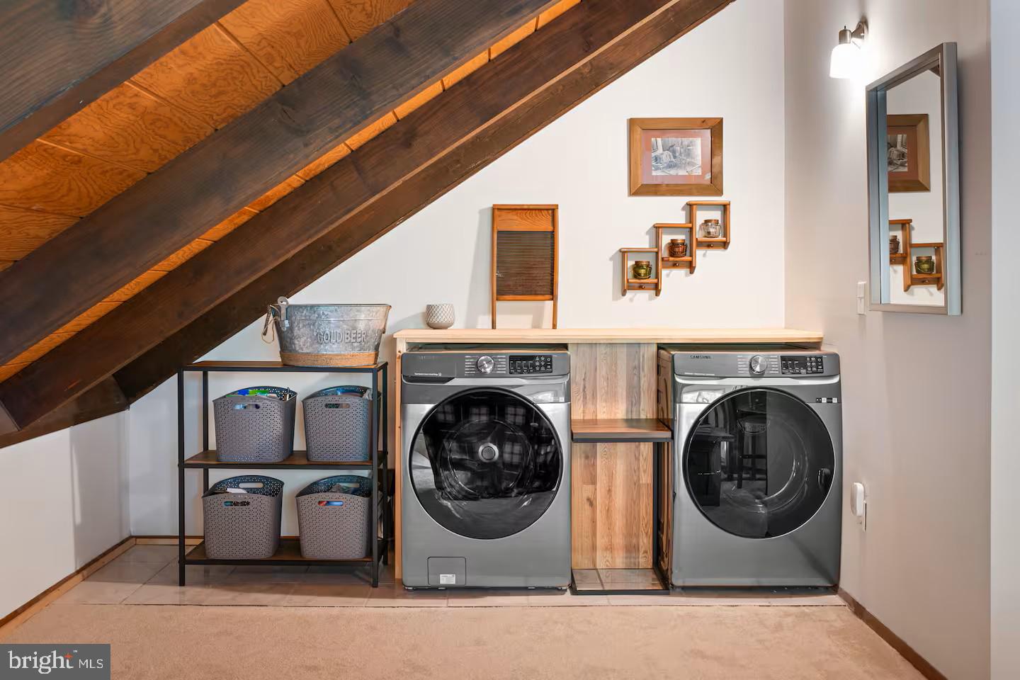248 The Hill Road Basye, VA 22810 - Photo 16 of 21 a utility room with dryer and washer