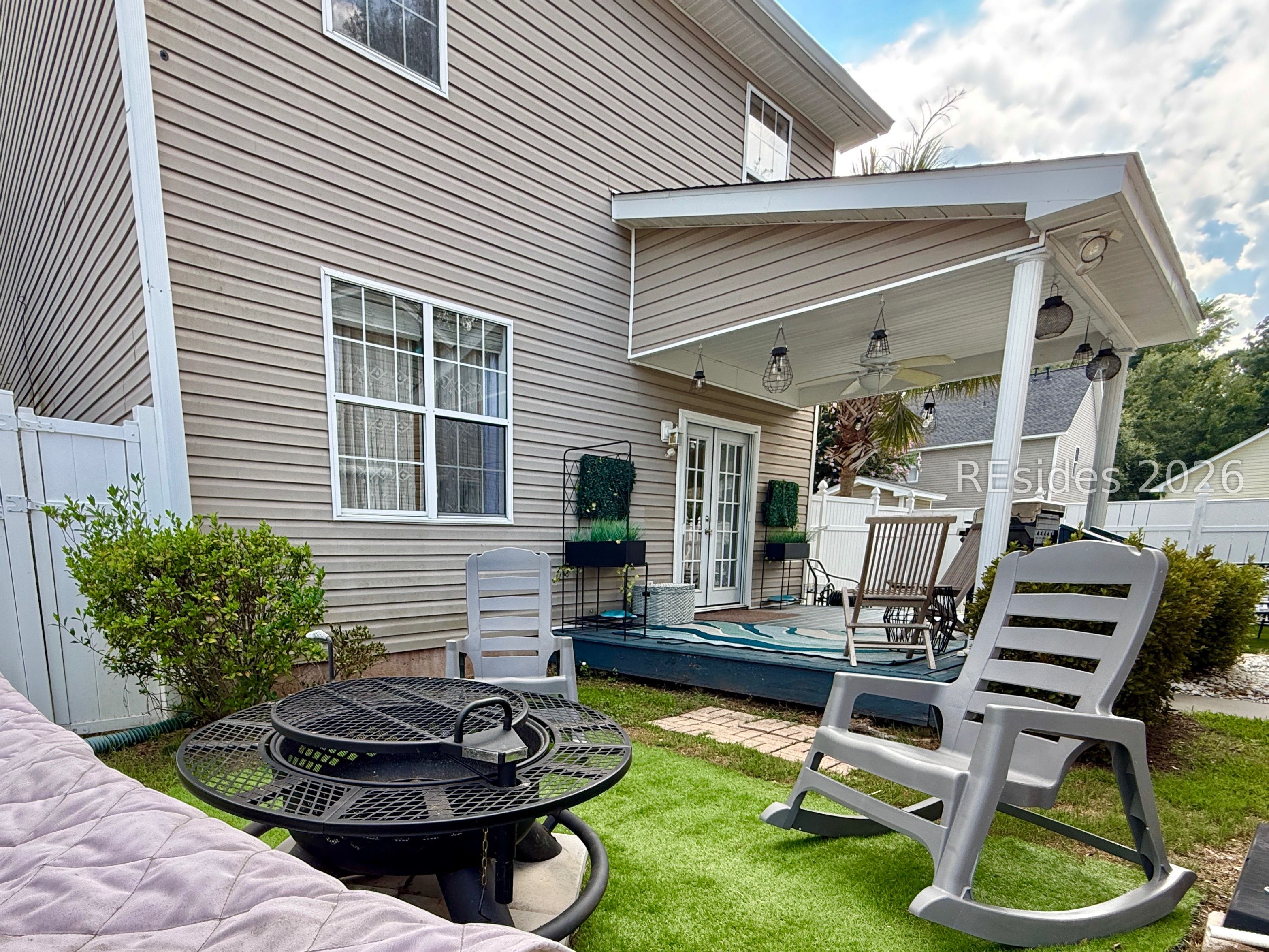 66 Able Street Bluffton, SC 29910 - Photo 28 of 29 FIREPIT AND BACK DECK